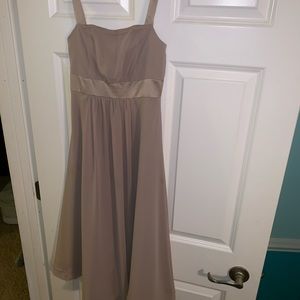 Mocha prom dress